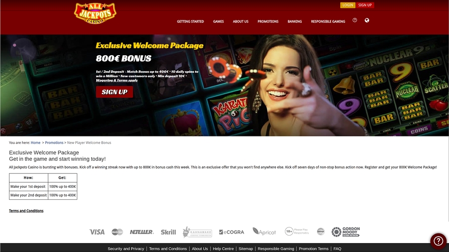 All Jackpots Casino Mobile Application Guide